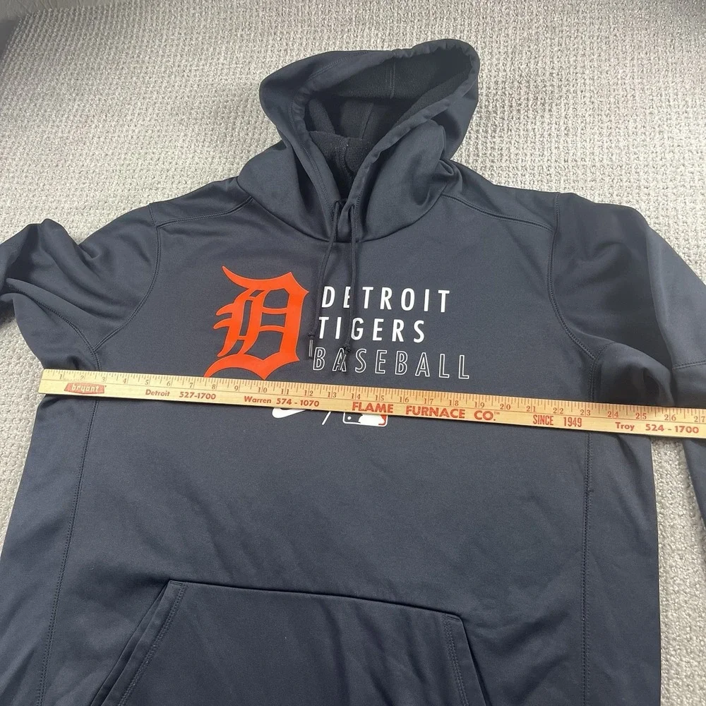 Detroit Tigers Nike Authentic Collection Pullover Hoodie Team Issued Mens XL